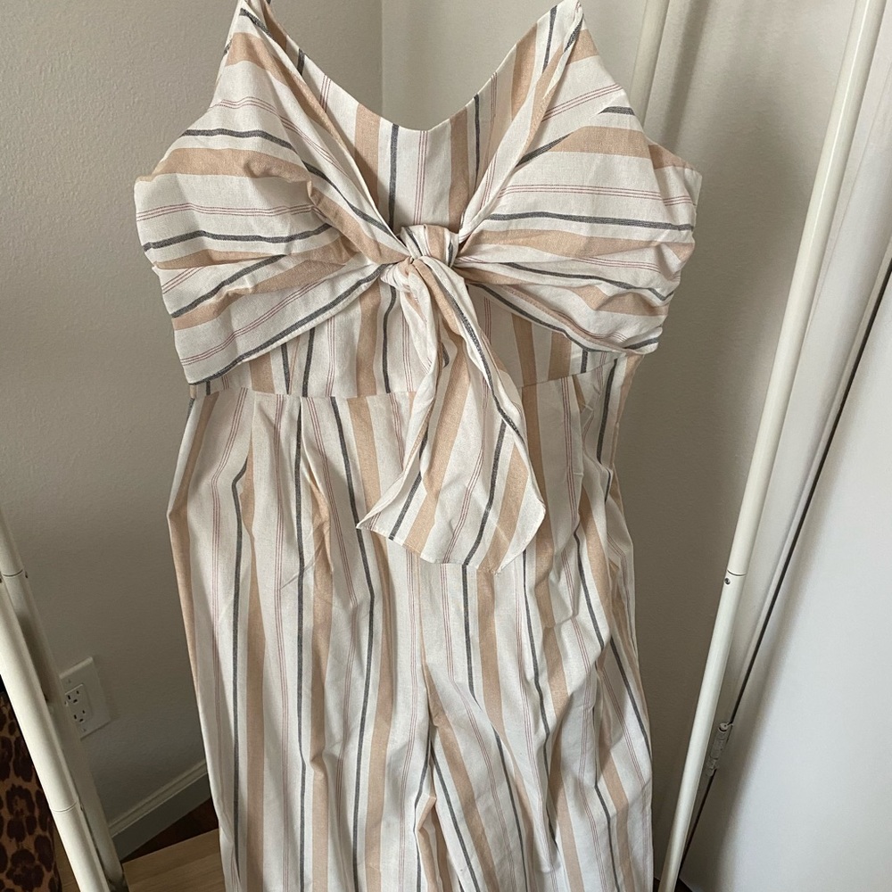 Striped jumpsuit!